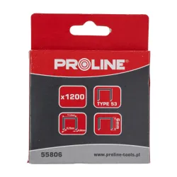 
                  PROLINE Zestaw 1200 zszywek typu A/53 6x11,3x0,75 mm 55806